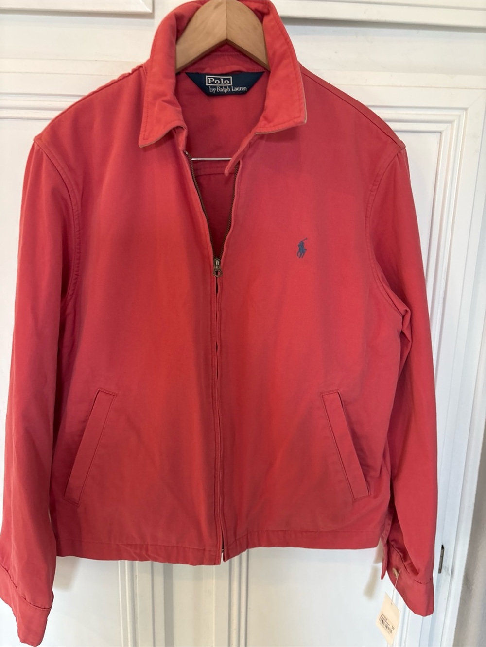 NWT Polo Ralph Lauren Jacket Men's Sz M  Unlined Harrington Golf  Washed Pink